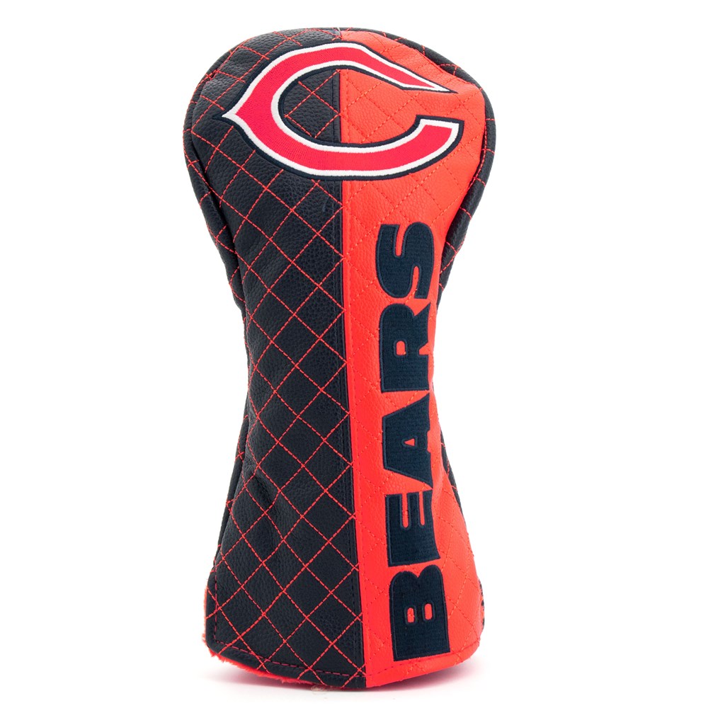 Chicago Bears Quilted Driver Cover - Split